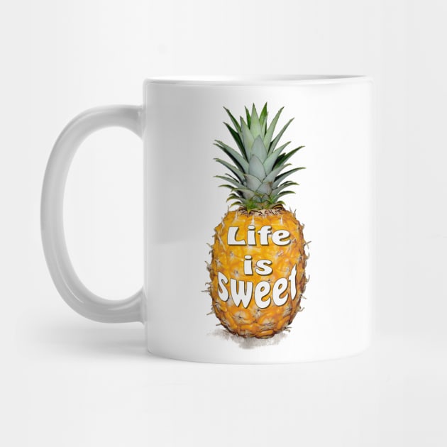 Life is sweet with yellow pineapple by pickledpossums